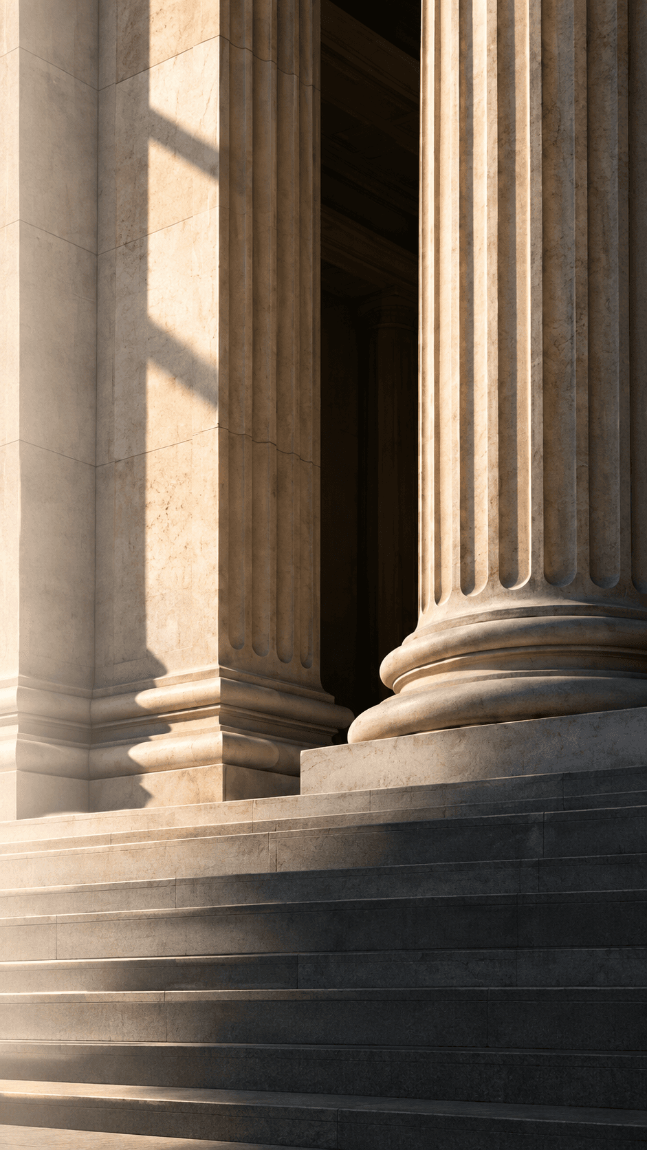 Courthouse Sandstone Classical Columns and Architecture